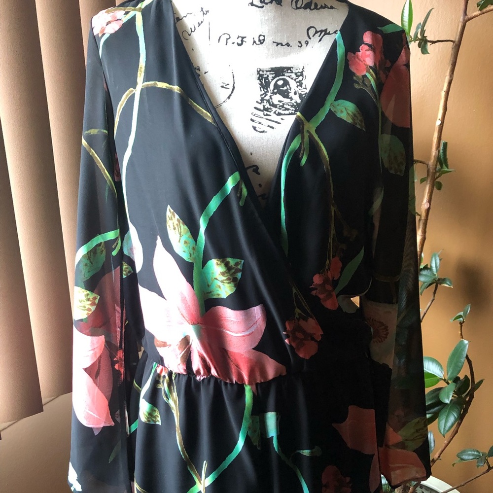 FLORAL SEXY SHORTS ROMPER JUMPSUIT by LEITH